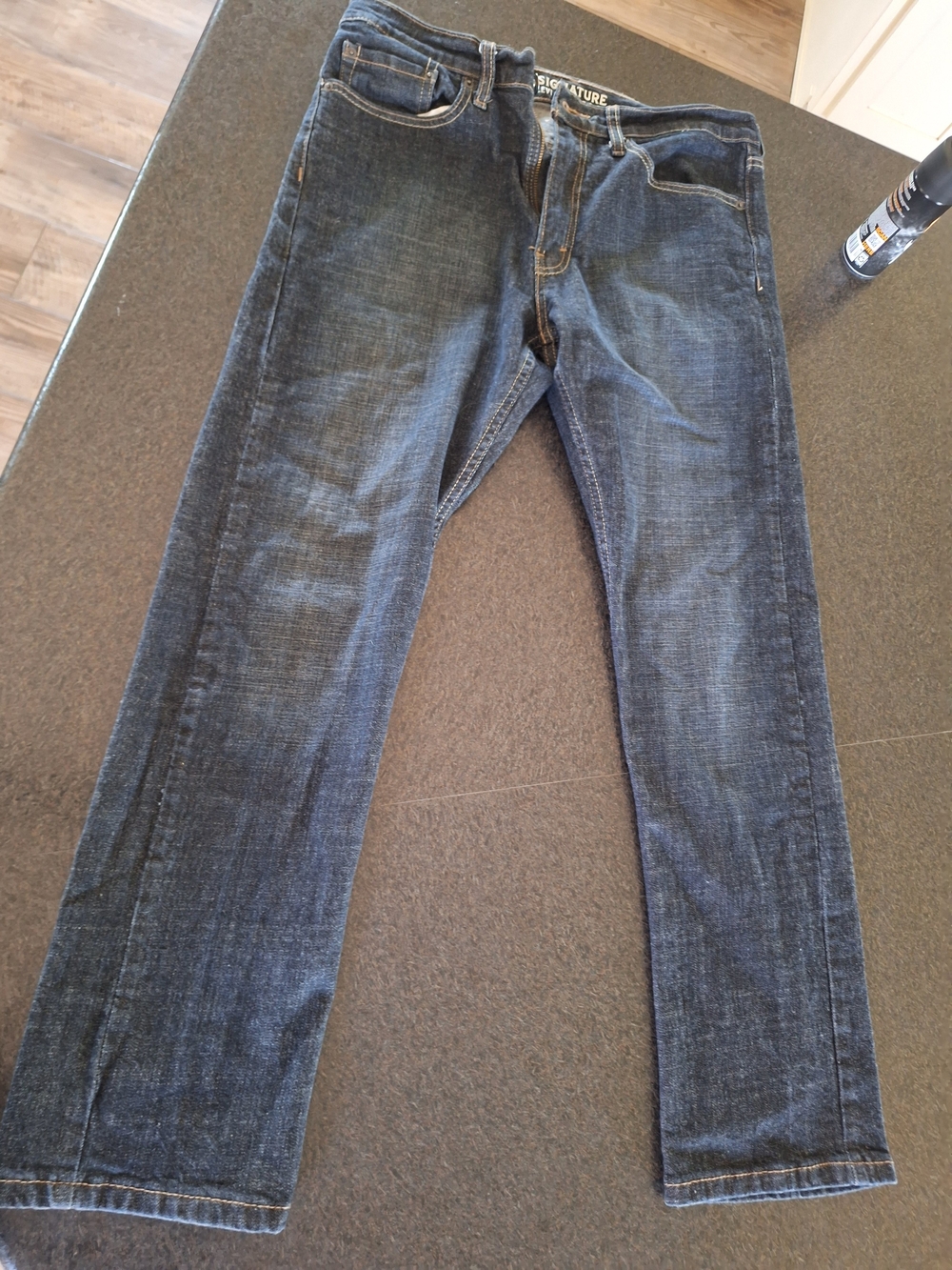 Levi's Men's Dark Blue Straight Jeans, Size 32